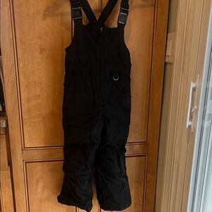 Lands' End Kids Black Bib - snow pants
